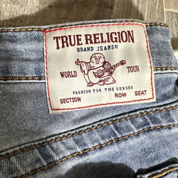 NWT TRUE RELIGION Denim Jeans BECCA Mr. Big T Mid Rise Bootcut 30 MSRP$199 - Picture 7 of 12